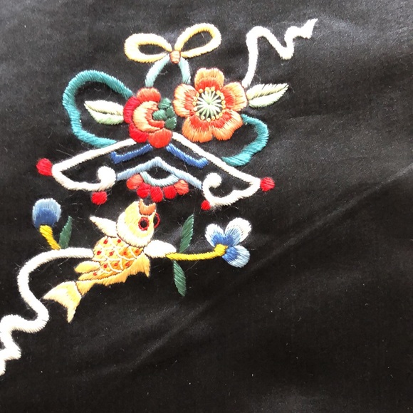 Vintage Silk Embroidered Jacket - Picture 8 of 11